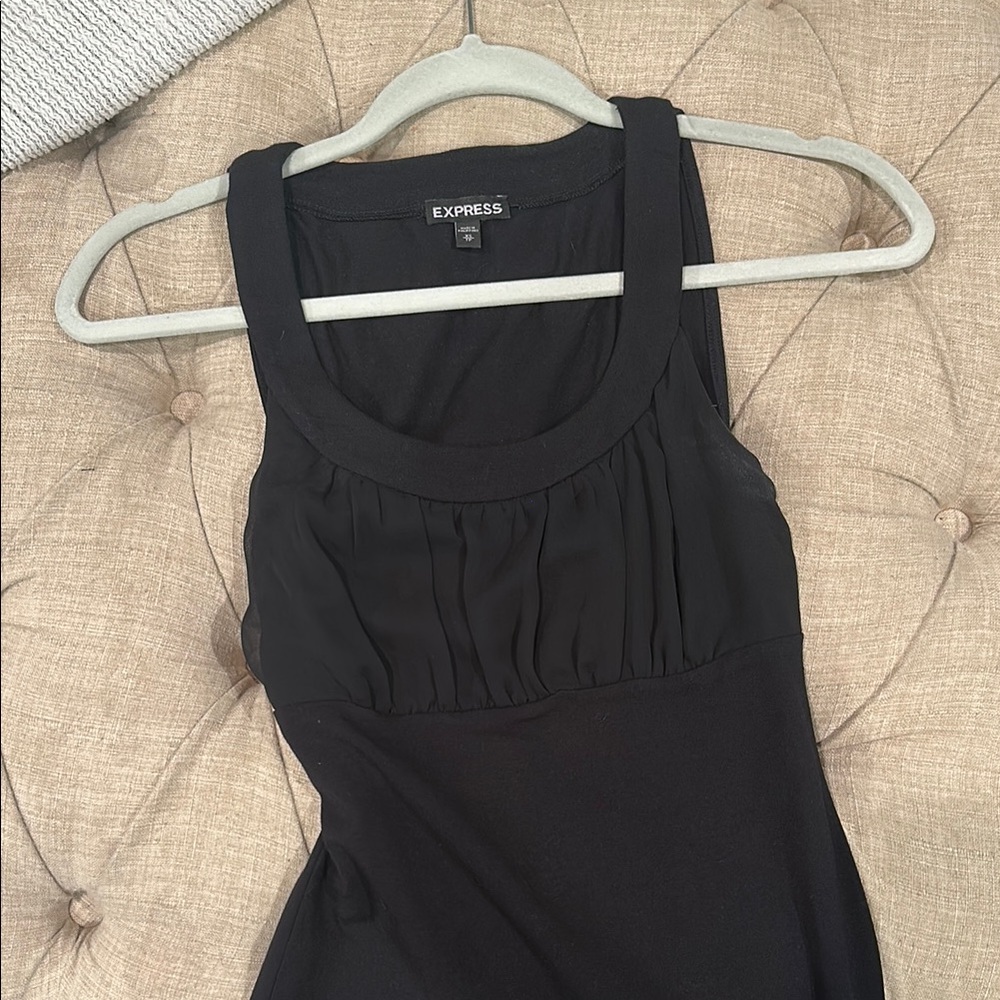 Express Black Sleeveless Top